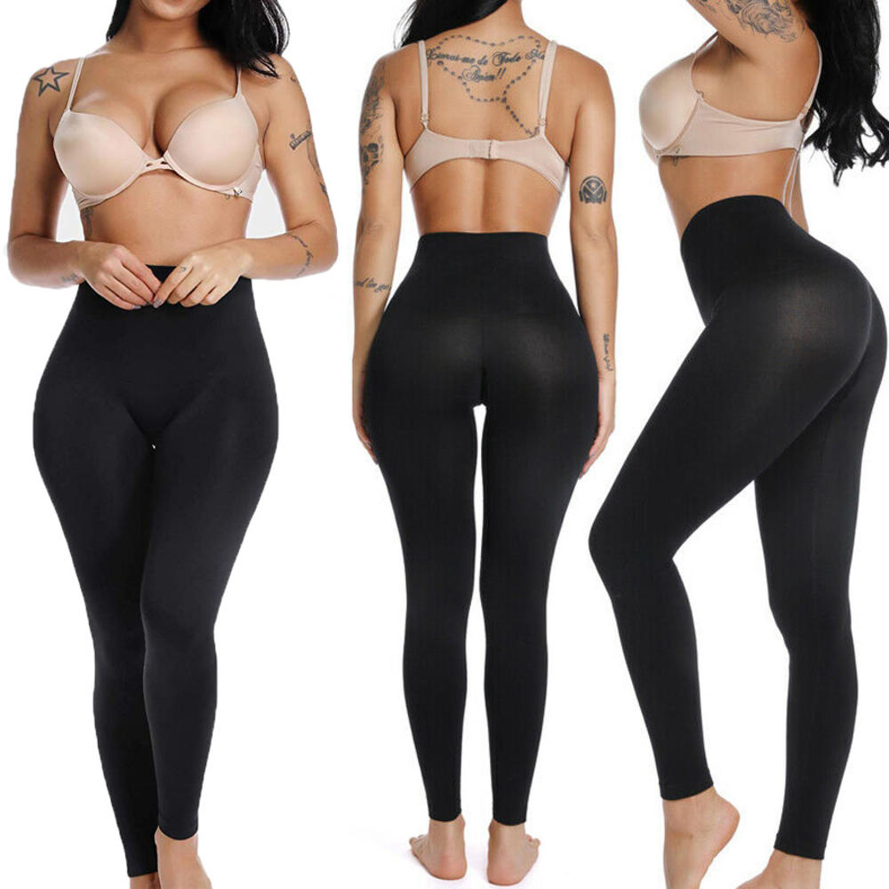 Miss Moly Anti Cellulite Premium High Waist Tummy Control Shaper Black Shapewear Leggings