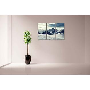 First Wall Art Snow Mountain Canvas Print Wall Art Peak Painting