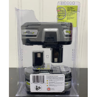 Ryobi P108240 Ryobi 18v One Lithium Ion Battery 3ah High Capacity Power Batteries 2 Pc