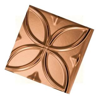 Kitchen Backsplash Decorative Copper Vinyl Panel Wall Tiles