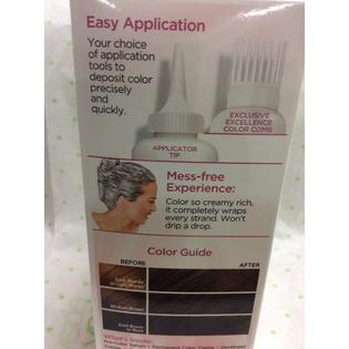 L Oreal Excellence Non Drip Creme Hair Color 4r Dark Auburn