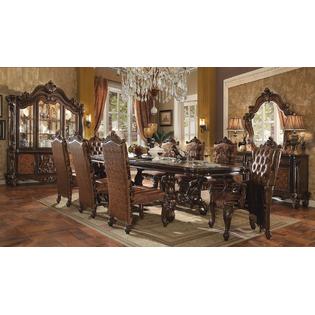 Acme United Versailles 9 Piece Formal Dining Room Set 120 Table