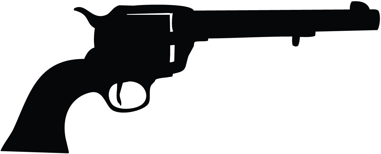 Decals Stickers And Vinyl Colt Revolver Gun Rifle Car Decal Window Wall Sticker Set Of 2