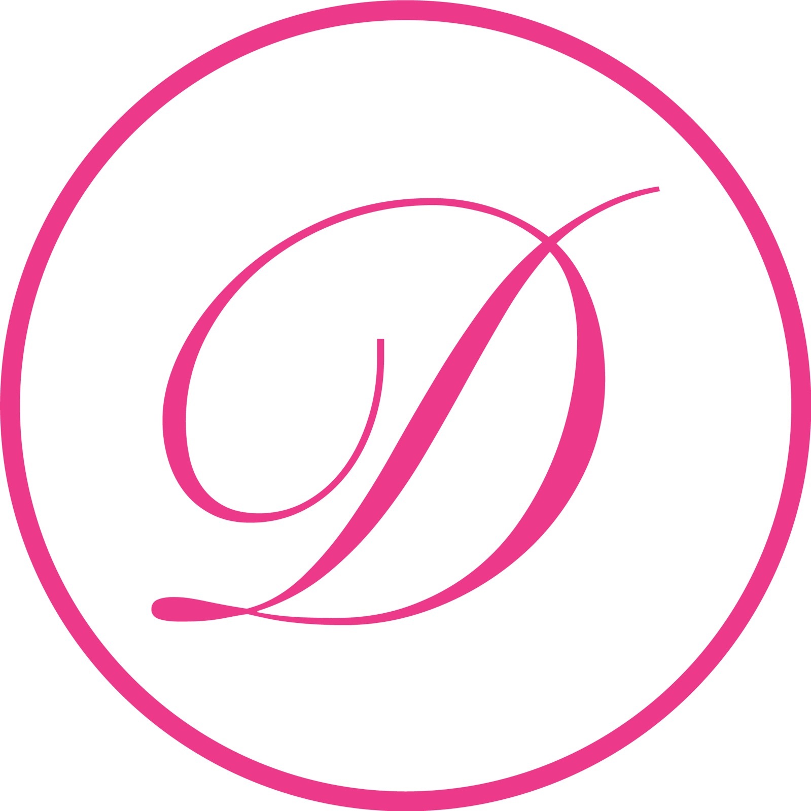 Decals Stickers And Vinyl Circle Monogram Letter D Initial Vinyl Car Decal Window Sticker Lettering Bumper