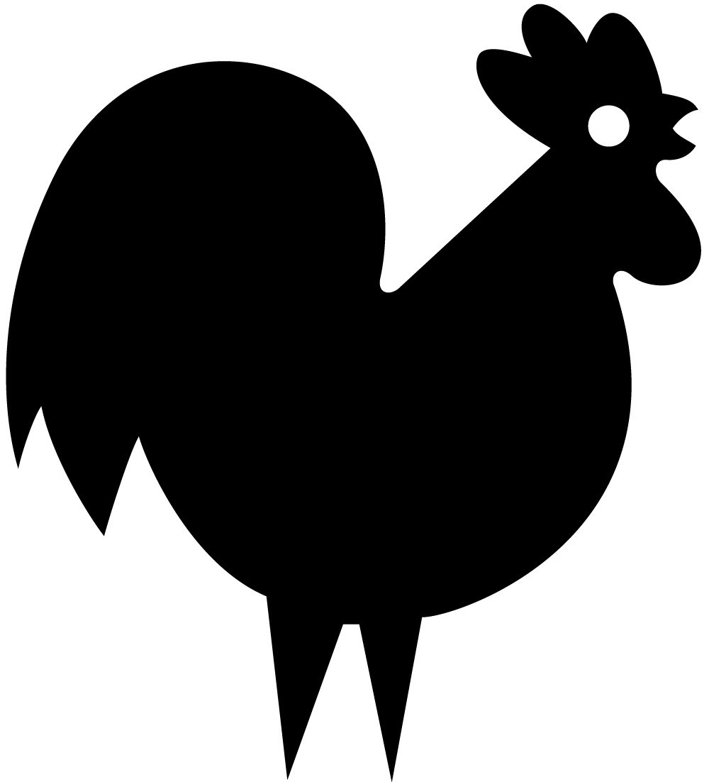 Decals Stickers And Vinyl Chicken Chick Rooster Cluck Car Decal Window Sticker Wild Animal Ch03