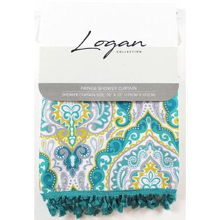 Chd Home Paisley Fabric Shower Curtain Damask Design