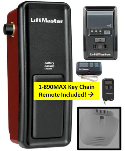 8500 Liftmaster W 890max Mini Remote, Liftmaster 890max Mini Keychain Garage Door Opener