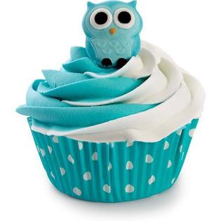 Wilton 24 Owl Edible Icing Cupcake Decoration