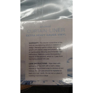 Carnation Home Fashions Extra Heavy Clear 10 Guage Vinyl