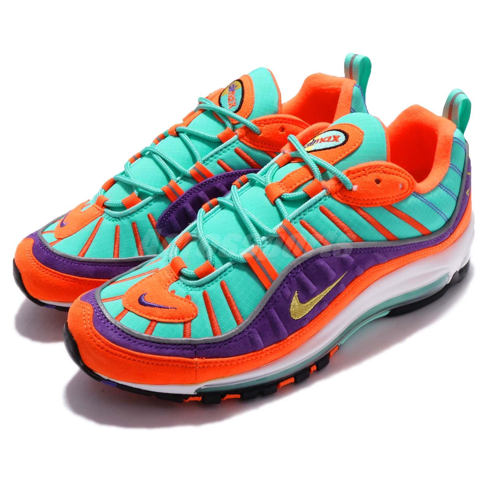 Nike Air Max 98 QS Cone Vibrant Air Tour Yellow Grape Men Nike Air Max 98 QS Cone Vibrant Air Tour Yellow Grape Men