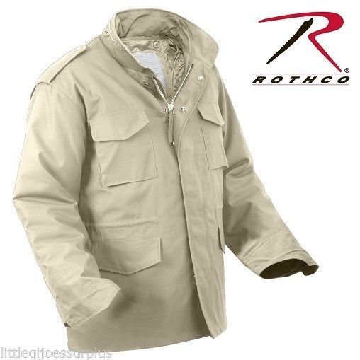 Rothco Rothco Khaki Tan Military M 65 Field Jacket Coat W Liner M65 No 8254 S 3x