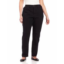 Lee Womens Plus Comfort Waist Twill Pants