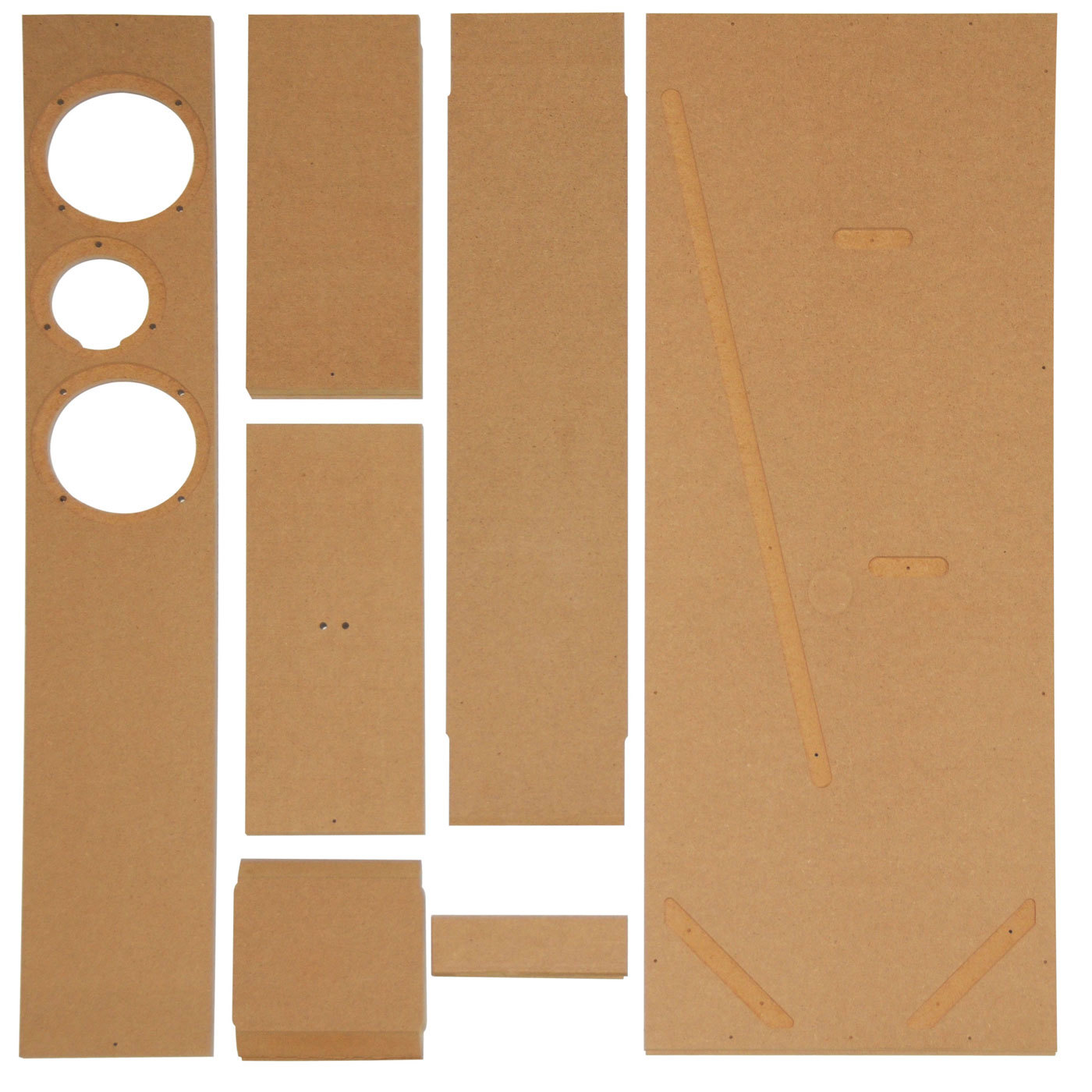 Parts Express 300 701 Tritrix Mtm Tl Knock Down Cnc Speaker