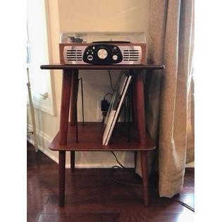 Crl Furniture Small Retro Turntable Stand Table Record Player