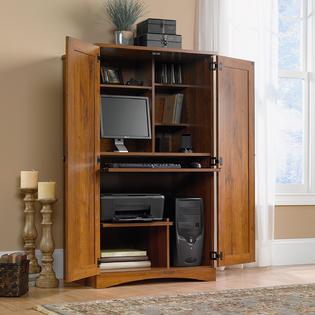 Sr Furniture Rustic Computer Armoire Cabinet Hideaway Desk