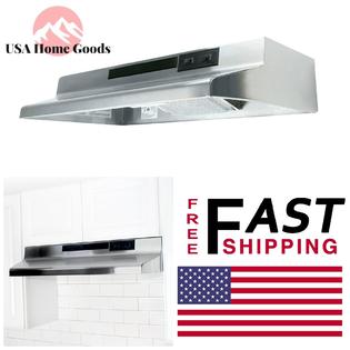 Air King Av1308 Stainless Under Cabinet Convertible Range Hood 30