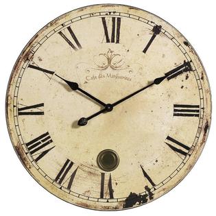 Imax Modern European Wall Clock 23 Large Roman Numerals Yellow Cream Home Decor Imax Modern European Wall Clock 23 Large Roman Numerals Yellow Cream Home Decor