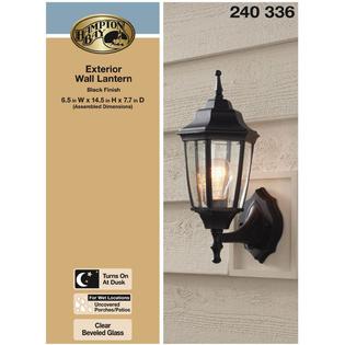 2bhs4t1iyv hton bay exterior wall lantern 1 light dusk to dawn outdoor dimmer black 2bhs4t1iyv hton bay exterior wall lantern 1 light dusk to dawn outdoor dimmer black