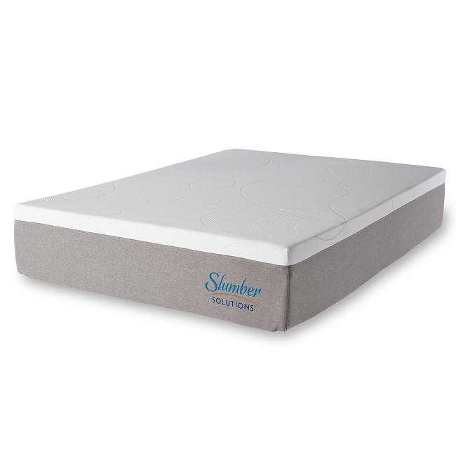 Slumber Solutions Gel Memory Foam Mattress Queen Size 14 Inch ...