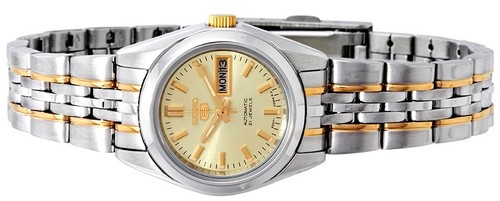 New Seiko 5 Automatic Stainless Steel Analog Ladies Watch Syma37 K1 Mrrp 250