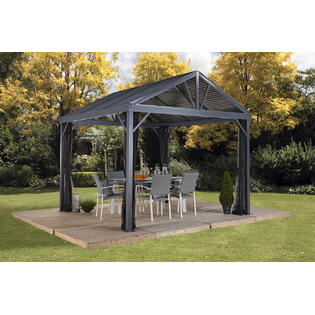 Sojag Luxurygardengazebo Luxury Outdoor Gazebo Patio Galvanised