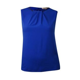 kasper pleat neck paint strokes satin blous kasper pleat neck paint strokes satin blous