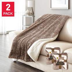 Nemcor Inc Life Comfort Sculpted Plush Throw Blanket