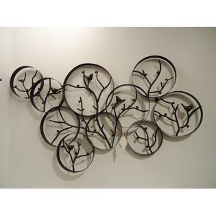 Branch Out Wall Art Decor Birds On Branch Metal Bird Wall