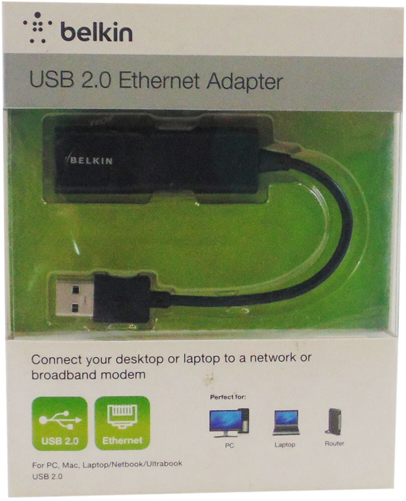New Belkin Usb 2 0 Ethernet Adapter F4u07 Rs