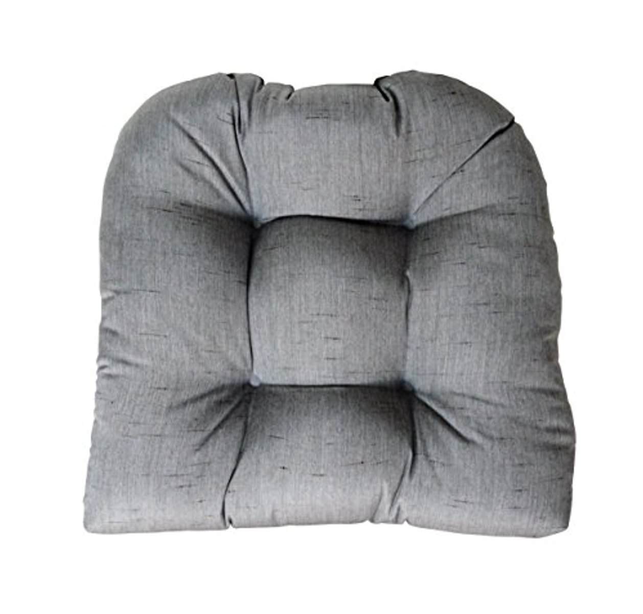 Rsh Dcor In Outdoor U Shaped Wicker Chair Seat Cushion Tufted U Shaped Wicker Chair Seat Cushion