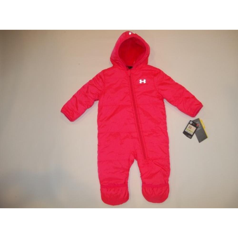 Under Armour Under Armour Winter Bunting Pink Hooded Snowsuit Baby