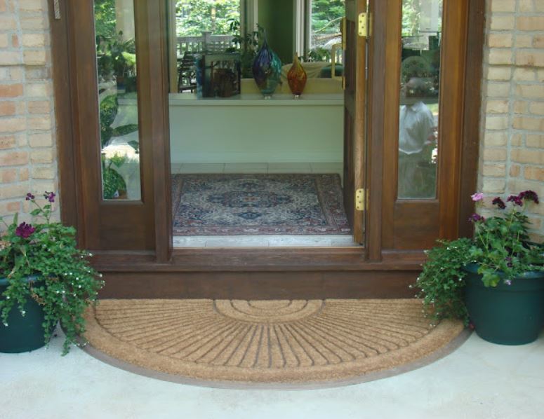 Half Round In Laid Doormat Heavy Big Front Door Large Rug Floor - Large Half Round Rugs Half Round In Laid Doormat Heavy Big Front Door Large Rug Floor - Large Half Round Rugs
