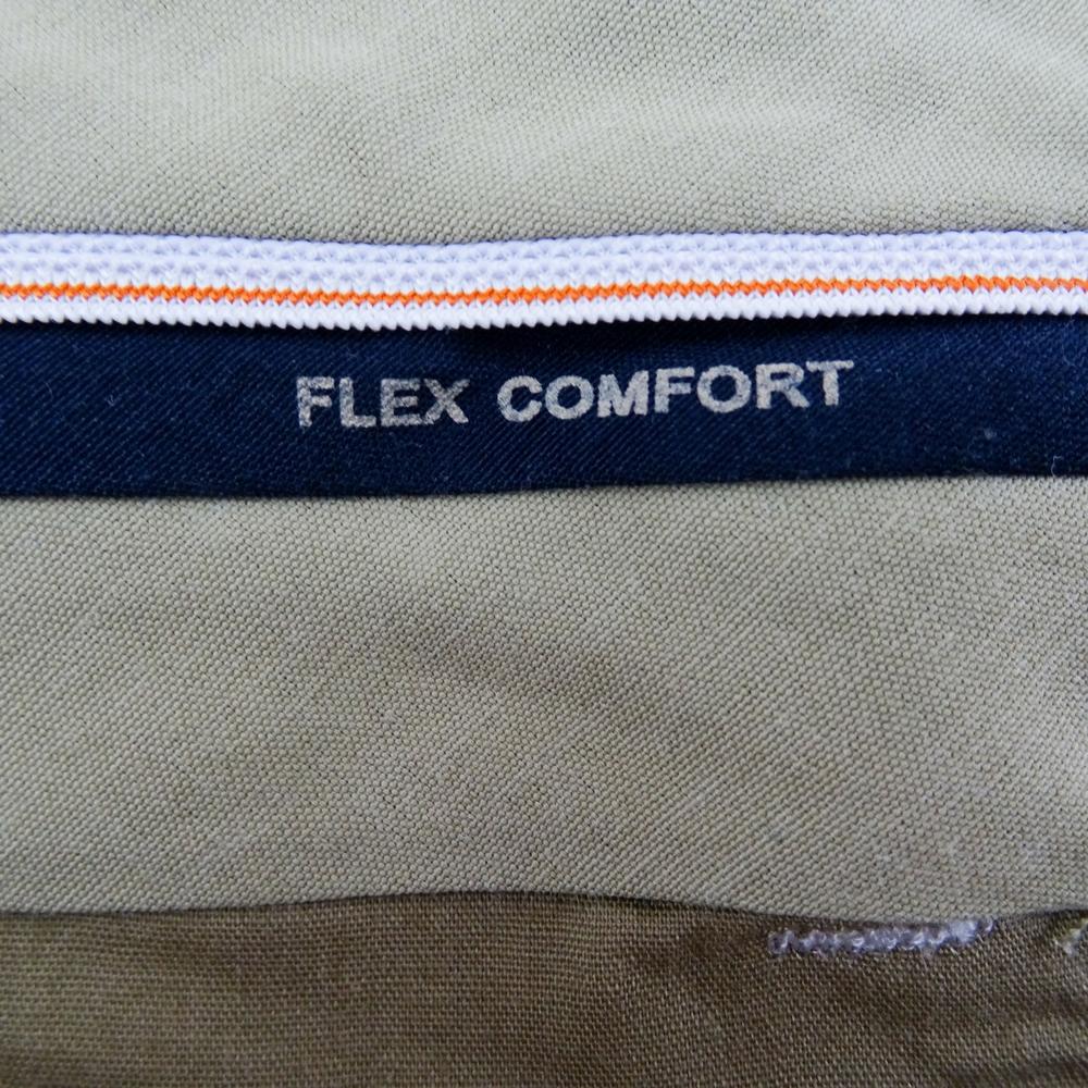 Dockers Mens Tan Slim Fit Flex Comfort Waistband Pants Size 34w