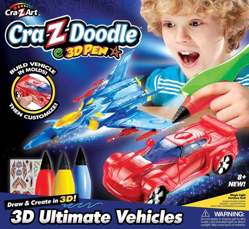 Cra Z Art Cra Z Art Cra Z Doodle 3d Ultimate Vehicles 3 D Pens