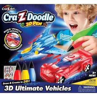 Cra Z Art Cra Z Art Cra Z Doodle 3d Ultimate Vehicles 3 D Pens Car
