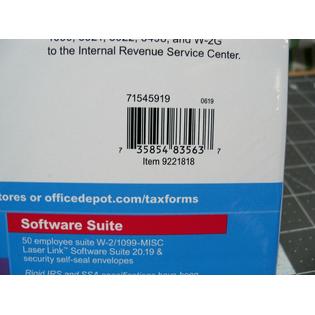 office depot 8233043 Office Depot 1099Misc Continuous 5 Part Tax Forms