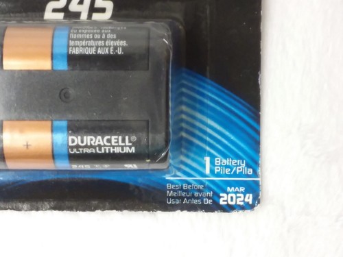 Dl245abu 1 Duracell Ultra Lithium Battery 245 6v 2cr5 Dl245 Elcr5 Photo Exp 03 2024