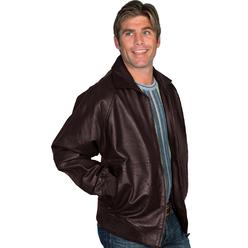 Scully Western Jacket Mens Lambskin Leather Zip Front Lined F0_243