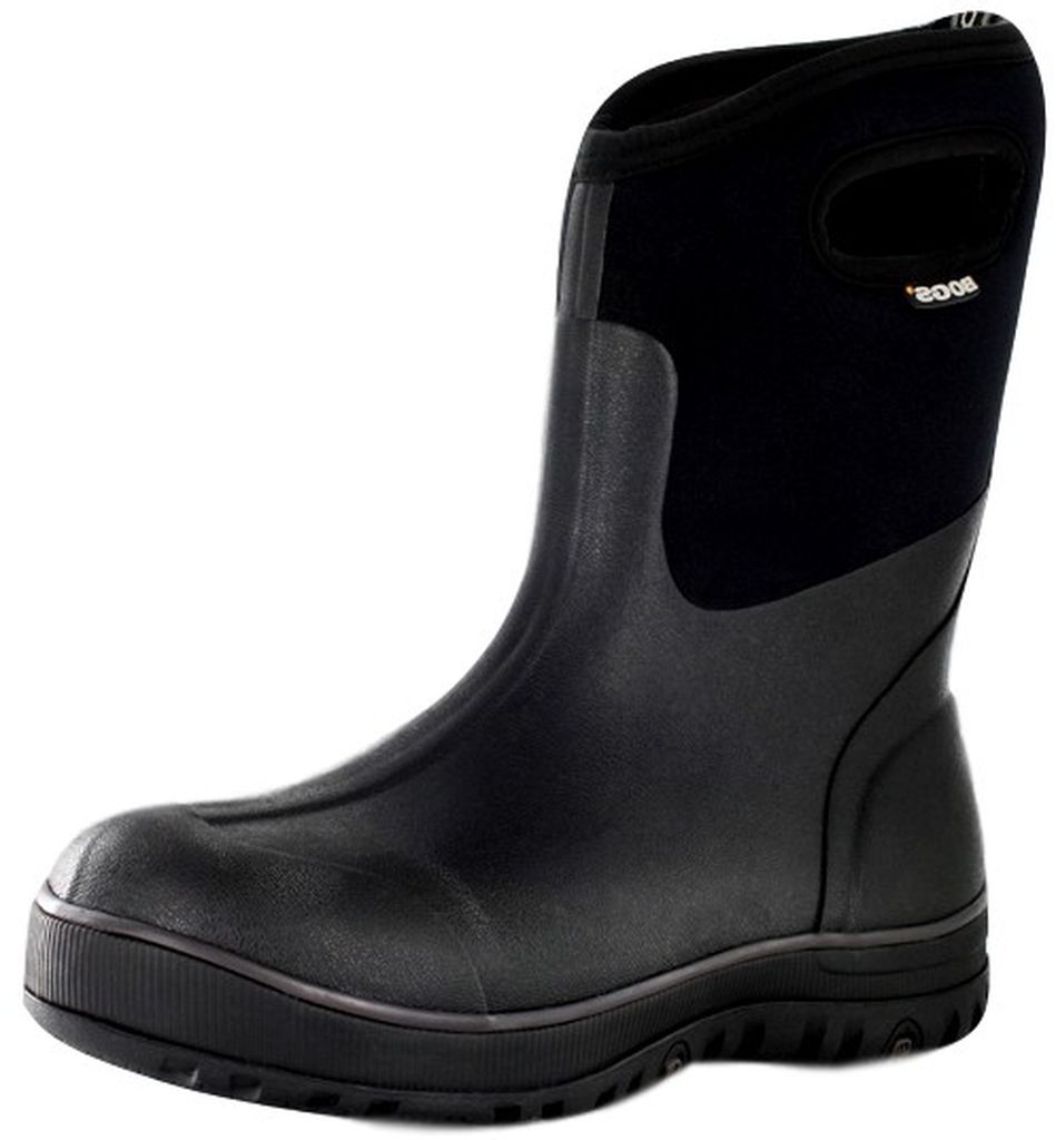 Bogs Outdoor Boots Mens Ultra Classic Mid Rubber Farm Black 51407