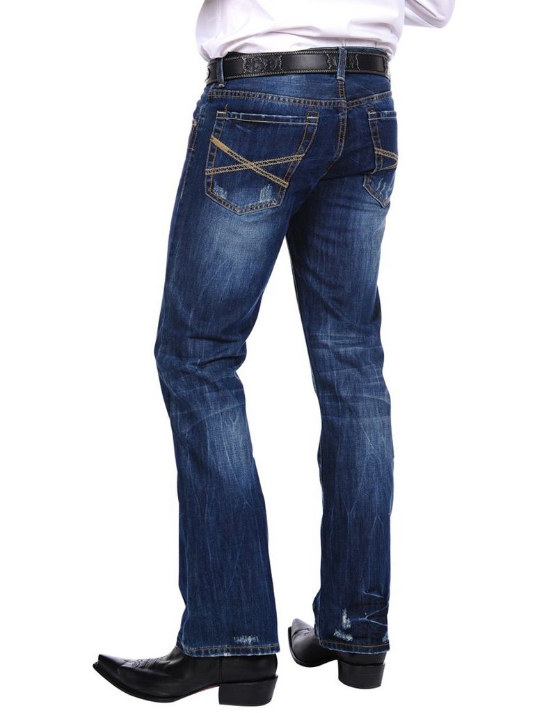Stetson Western Denim Jeans Mens Rocks Fit Royal 11-004-1014-3000 BU