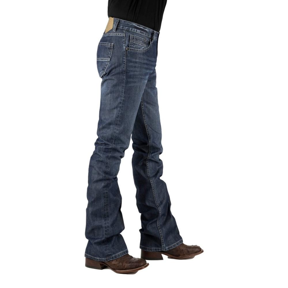 Tin Haul Western Denim Jeans Mens Low Rise Bootcut 10-004-1660-1774 BU