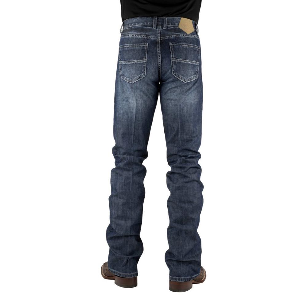 Tin Haul Western Denim Jeans Mens Low Rise Bootcut 10-004-1660-1774 BU