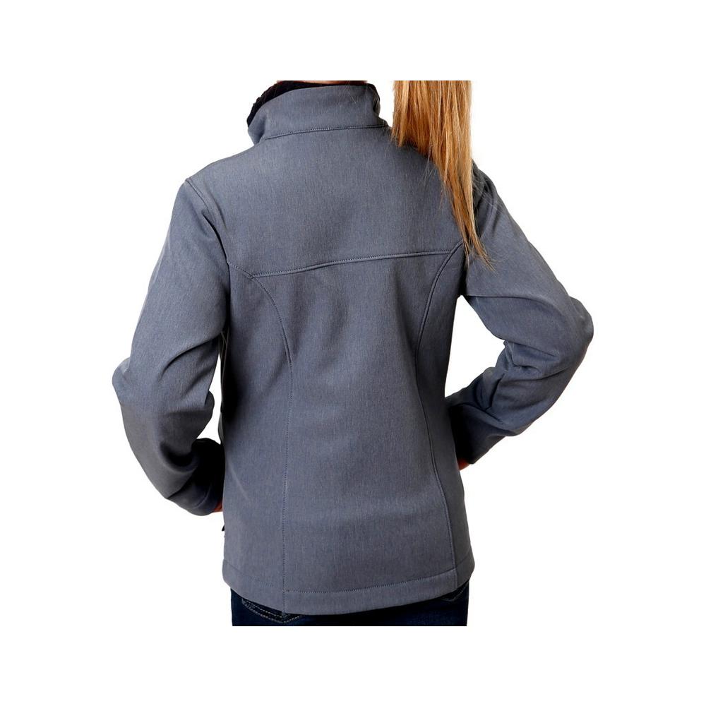 Roper Western Jacket Girls Zip Fleece Blue 03-298-0780-6140 BU