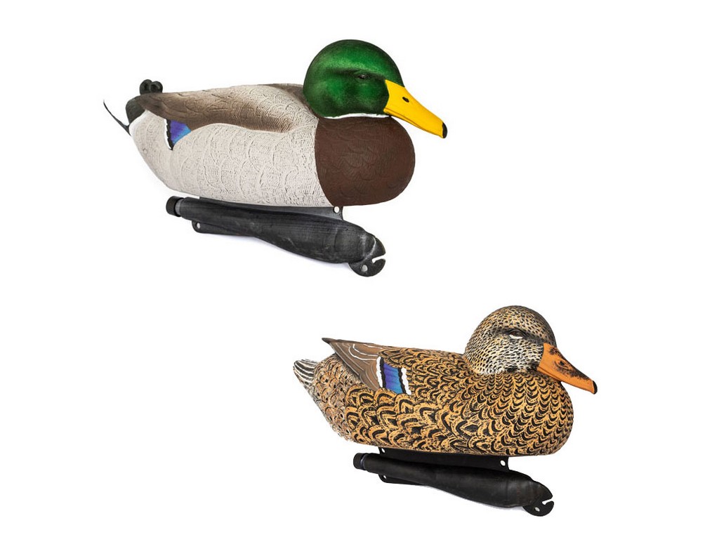 Allure Decoys 16" Mixed Ducks Rester Low Head Wide Profile 6 Pack FLT166R