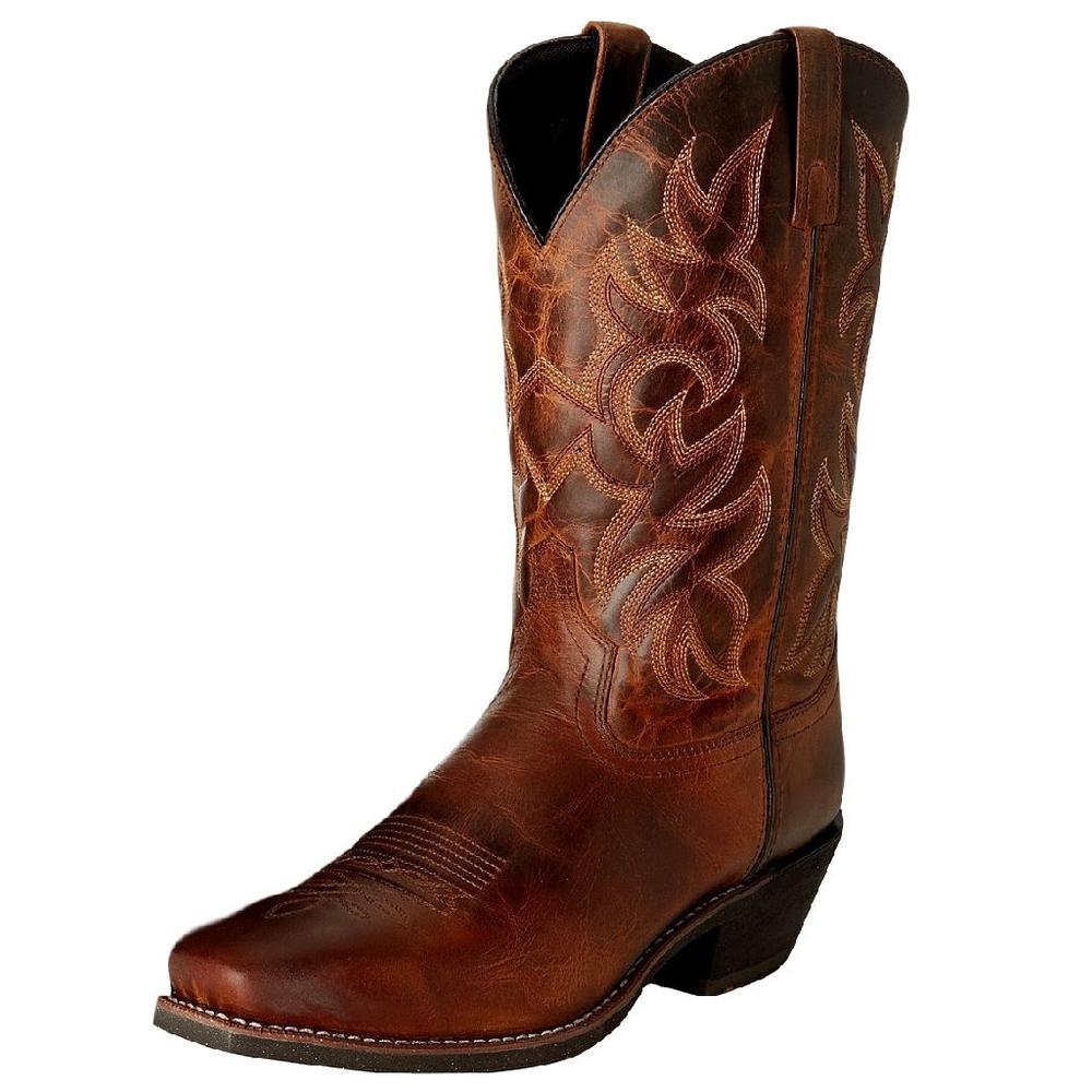 Laredo Western Boot Men Breakout 12" Leather Square Rusted Earth 68354
