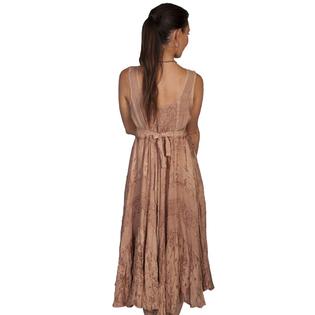 Scully Western Dress Womens Full Length Lace Up Sleeveless F0_HC118 Scully Western Dress Womens Full Length Lace Up Sleeveless F0_HC118
