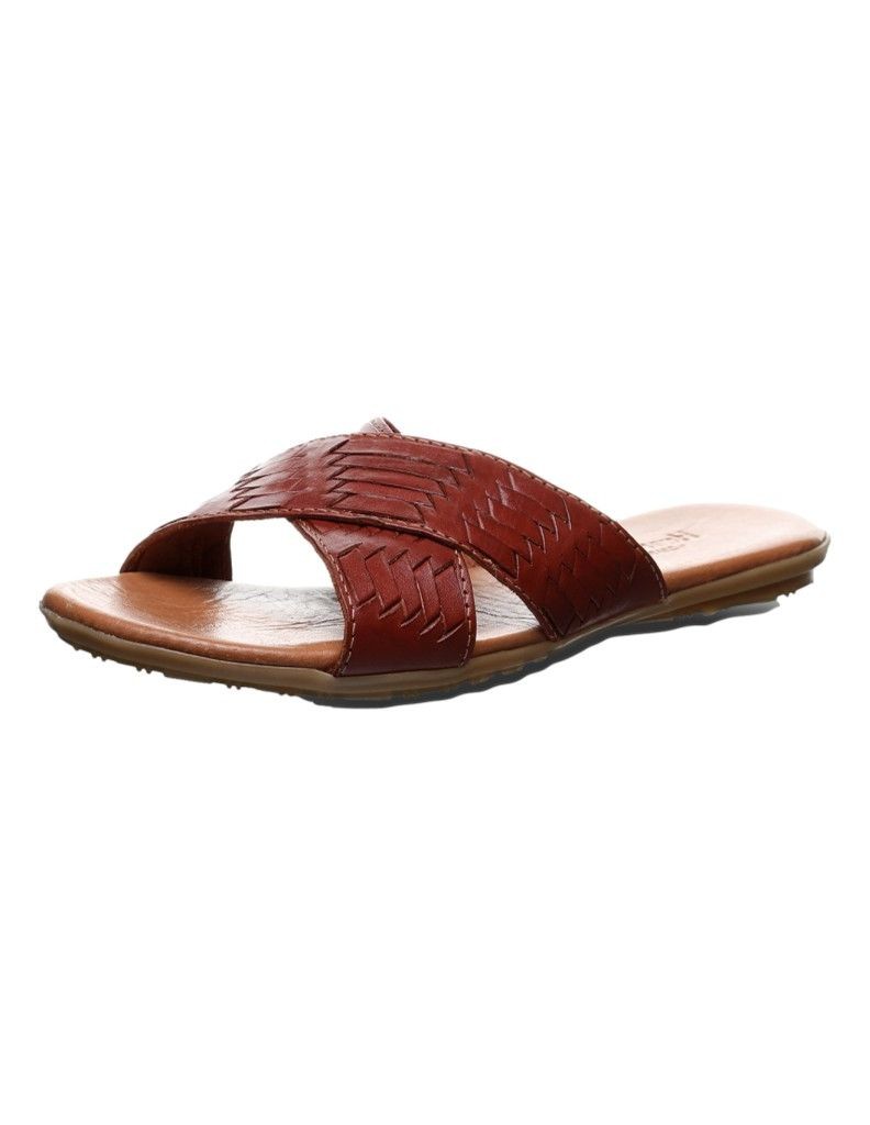 BEARPAW Casual Shoes Womens Ximena Slide Sandal Leather 2922W