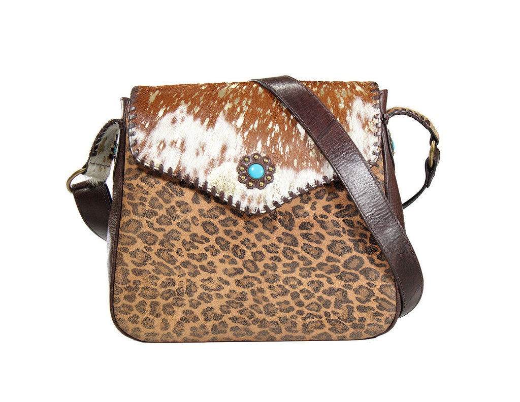 Blazin Roxx Western Handbag Aspen Crossbody Cheetah Tan N770010397