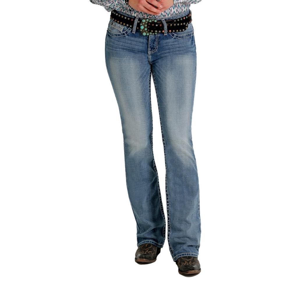 Cruel Girl Western Denim Jeans Womens Hannah Bootcut Slim CB19654071