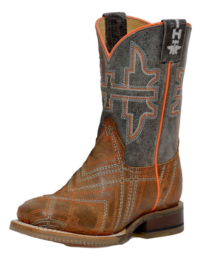Tin Haul Western Boots Boy Keep Me In Stitches Tan 14-018-0077-0880 TA